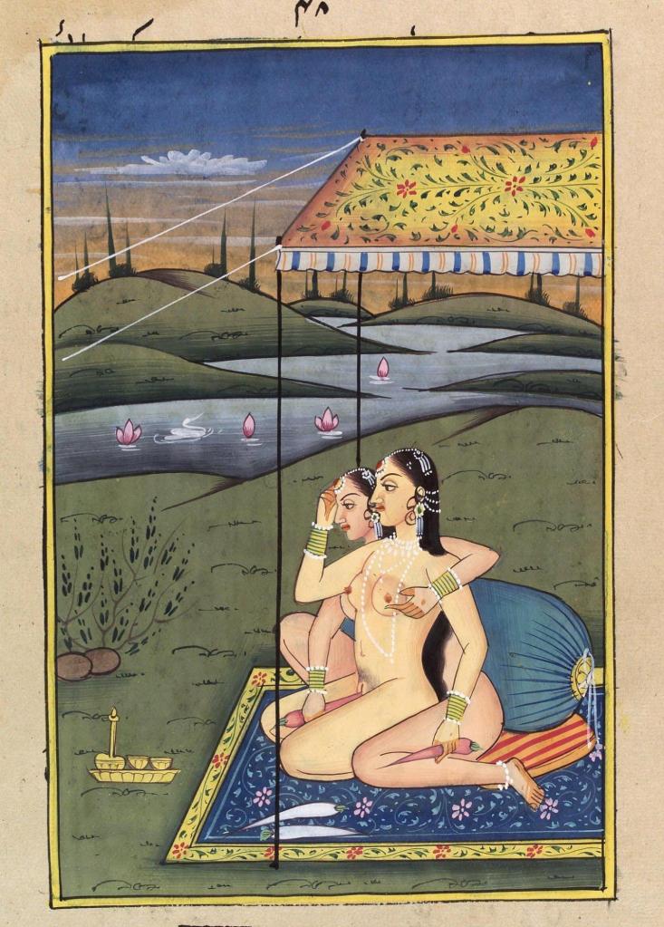 Lesbian intercourse using organic tools